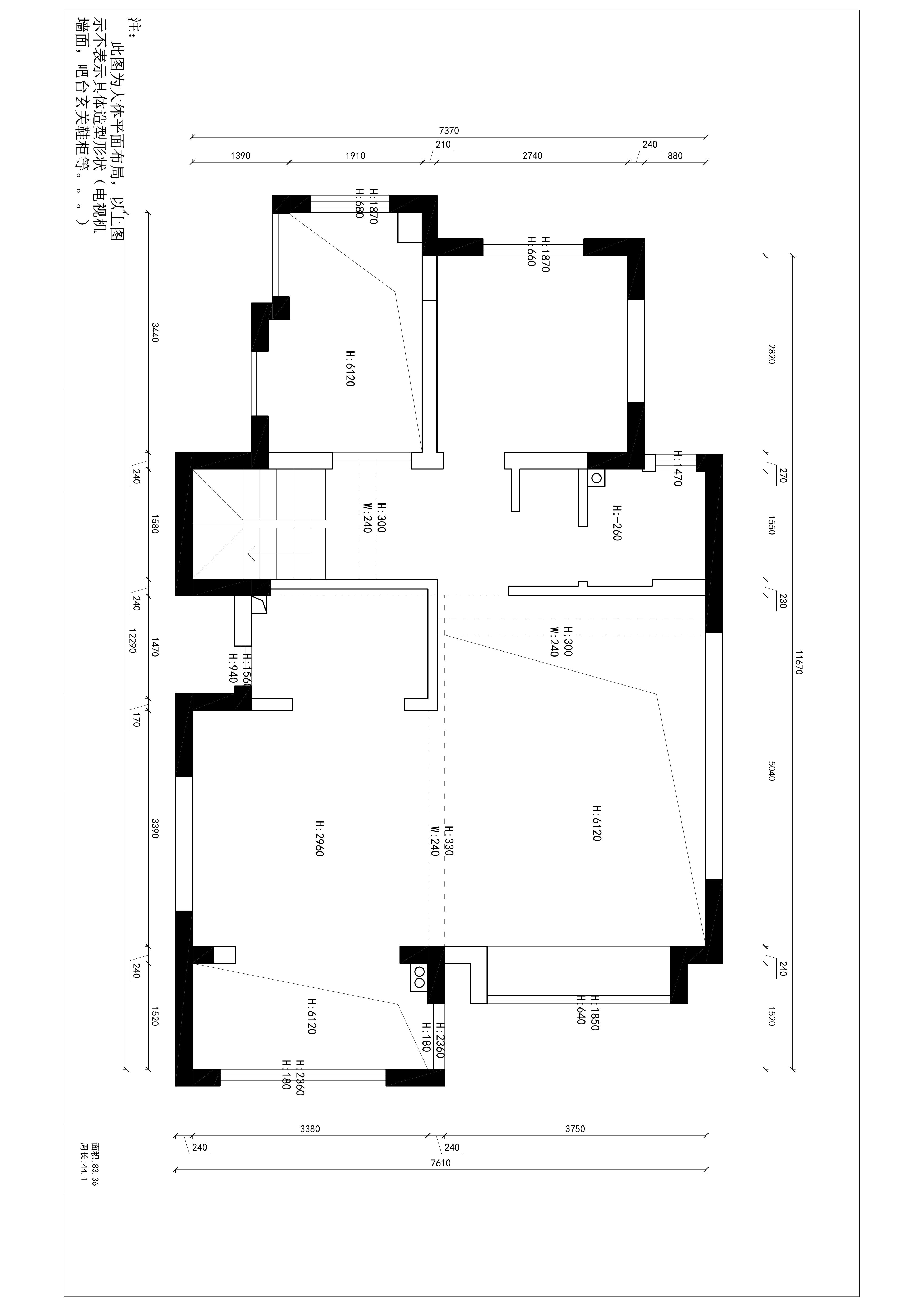 光谷南山府180平米現(xiàn)代輕奢戶型解析